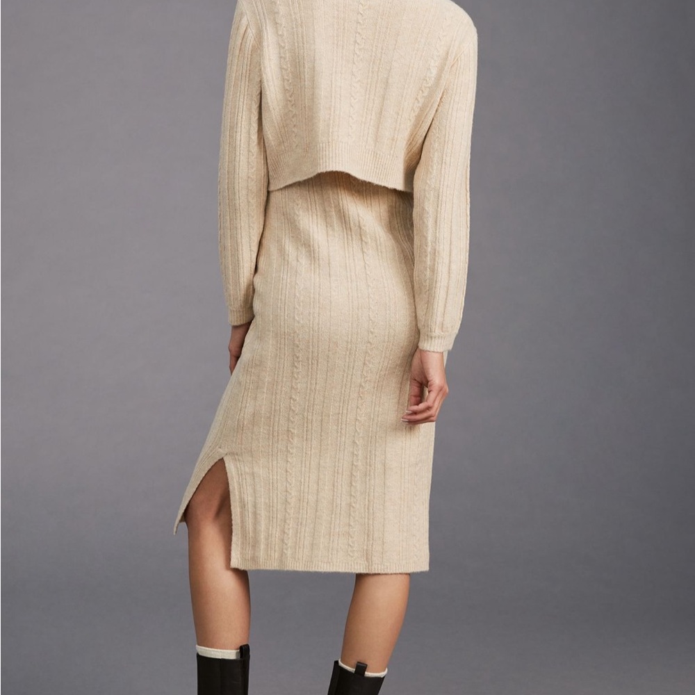 Anthropologie Current Air Layered Sweater Dress - Picture 3 of 5